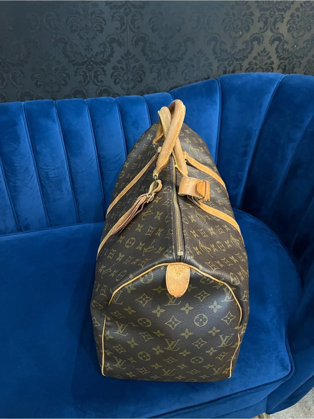 Louis Vuitton Monogram Canvas Keepall Duffel Trim